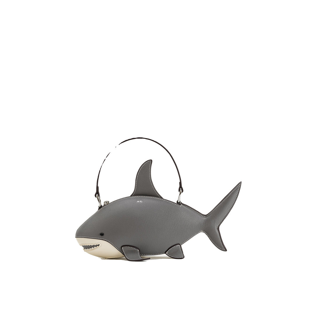 JW PEI Nerys Shark Look Top Handle Bag - Grey by JW PEI