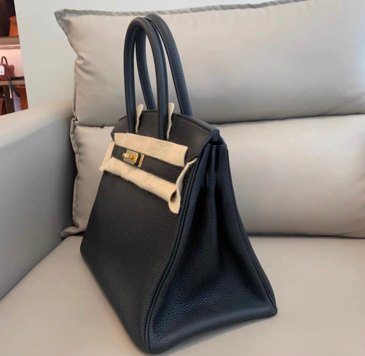 Hermès Birkin 30 – Black Togo Leather Gold Hardware