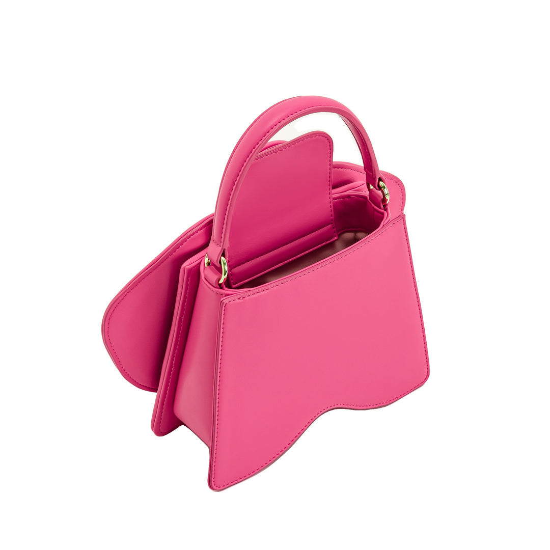 JW PEI Flora Orchid Shaped Top Handle Bag - Pink by JW PEI
