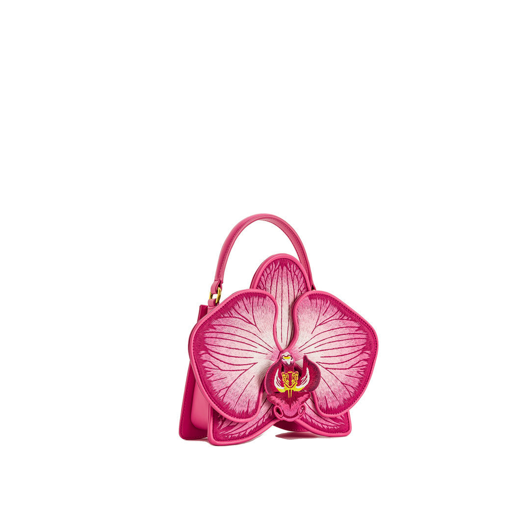 JW PEI Flora Orchid Shaped Top Handle Bag - Pink by JW PEI