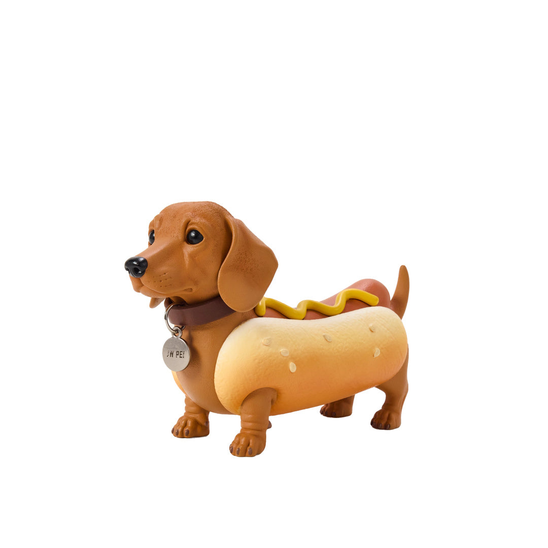 JW PEI Dachshund Hot Dog Bag - Brown/Yellow by JW PEI