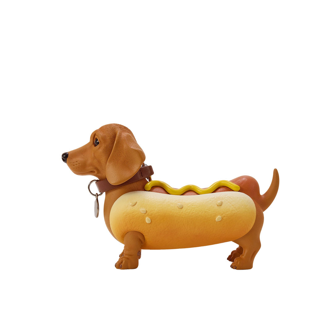 JW PEI Dachshund Hot Dog Bag - Brown/Yellow by JW PEI