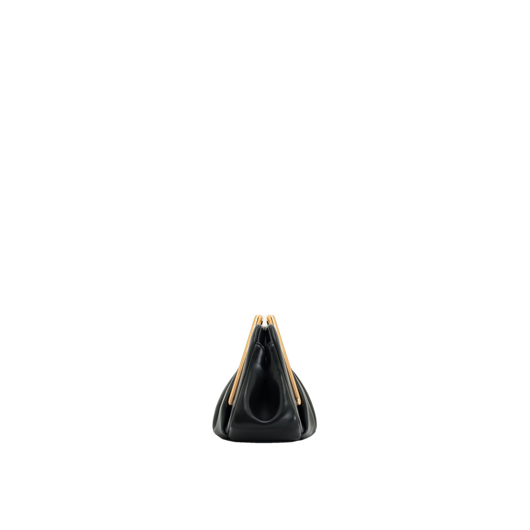 JW PEI Lila Metal Frame Clutch - Black by JW PEI