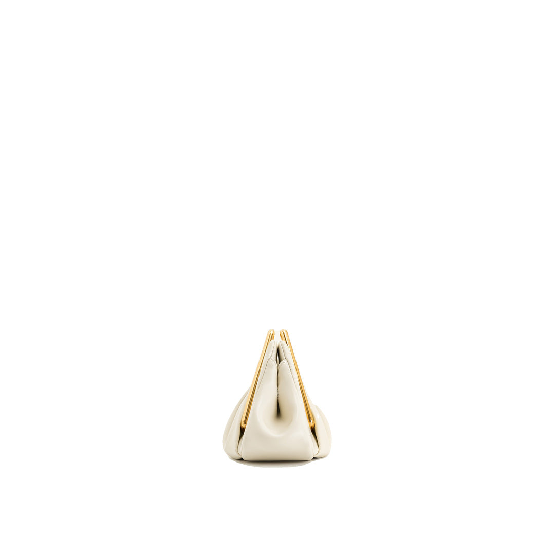 JW PEI Lila Metal Frame Clutch - Ivory by JW PEI