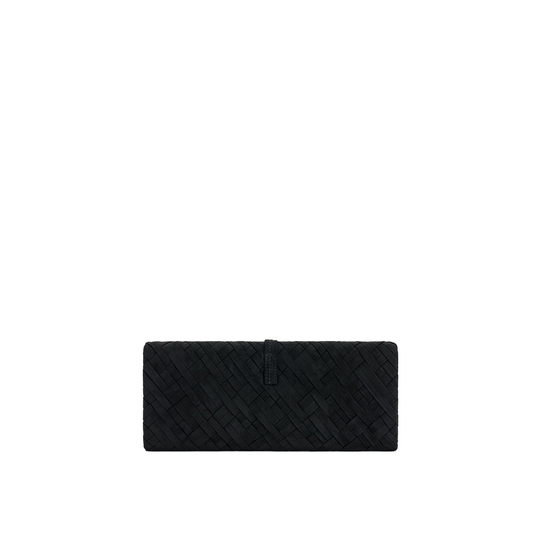JW PEI Zaria Woven Clutch - Black by JW PEI
