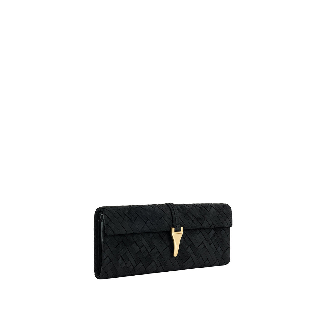 JW PEI Zaria Woven Clutch - Black by JW PEI