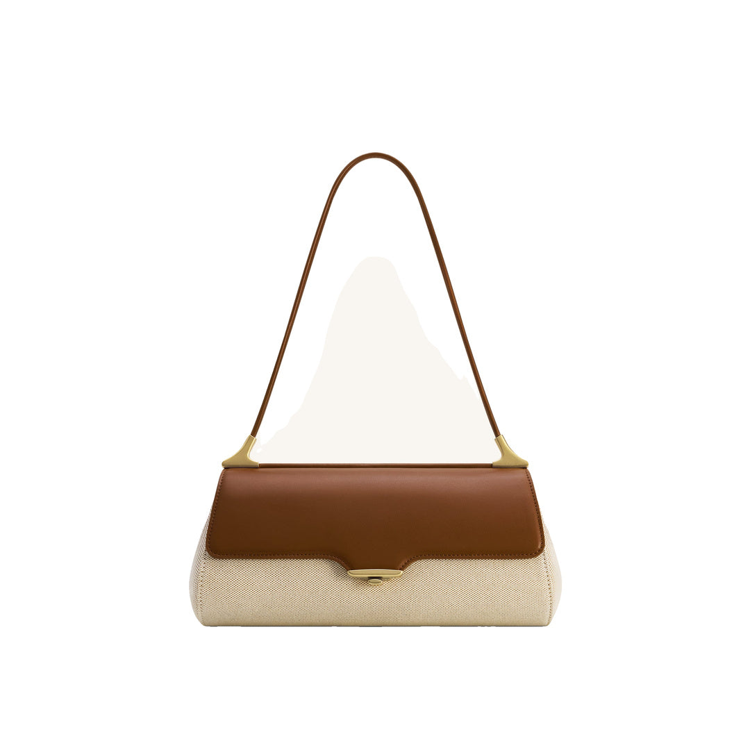 JW PEI Eloise Shoulder Bag - Brown Canvas by JW PEI