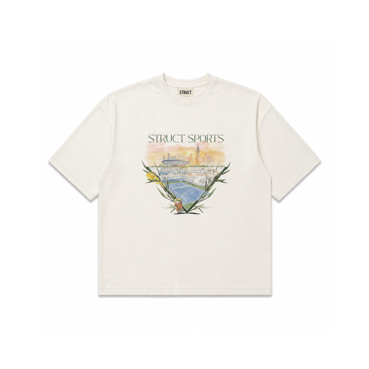 STRUCT SPORTS CITY COURT T-SHIRT by STRUCT