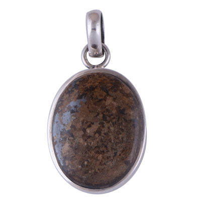 Bronzite 925 Sterling Silver Pendant - R100156-17