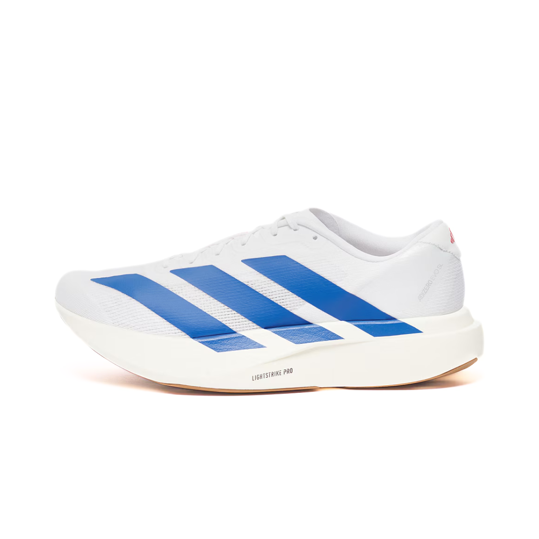 adidas Adizero Evo SL White Royal Blue by ADIDAS RUNNING