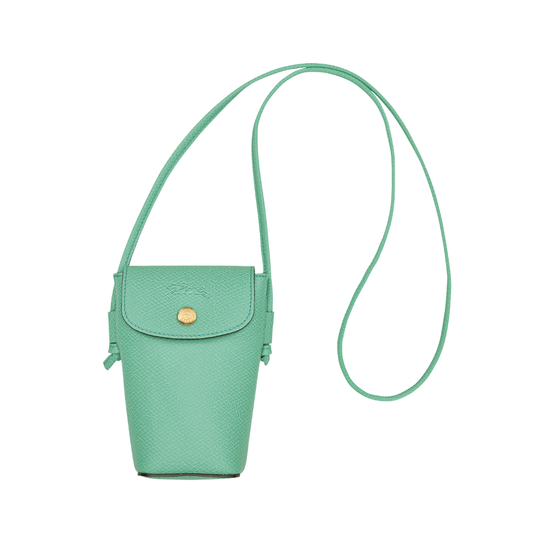 LONGCHAMP Épure Phone case with leather lace by LONGCHAMP