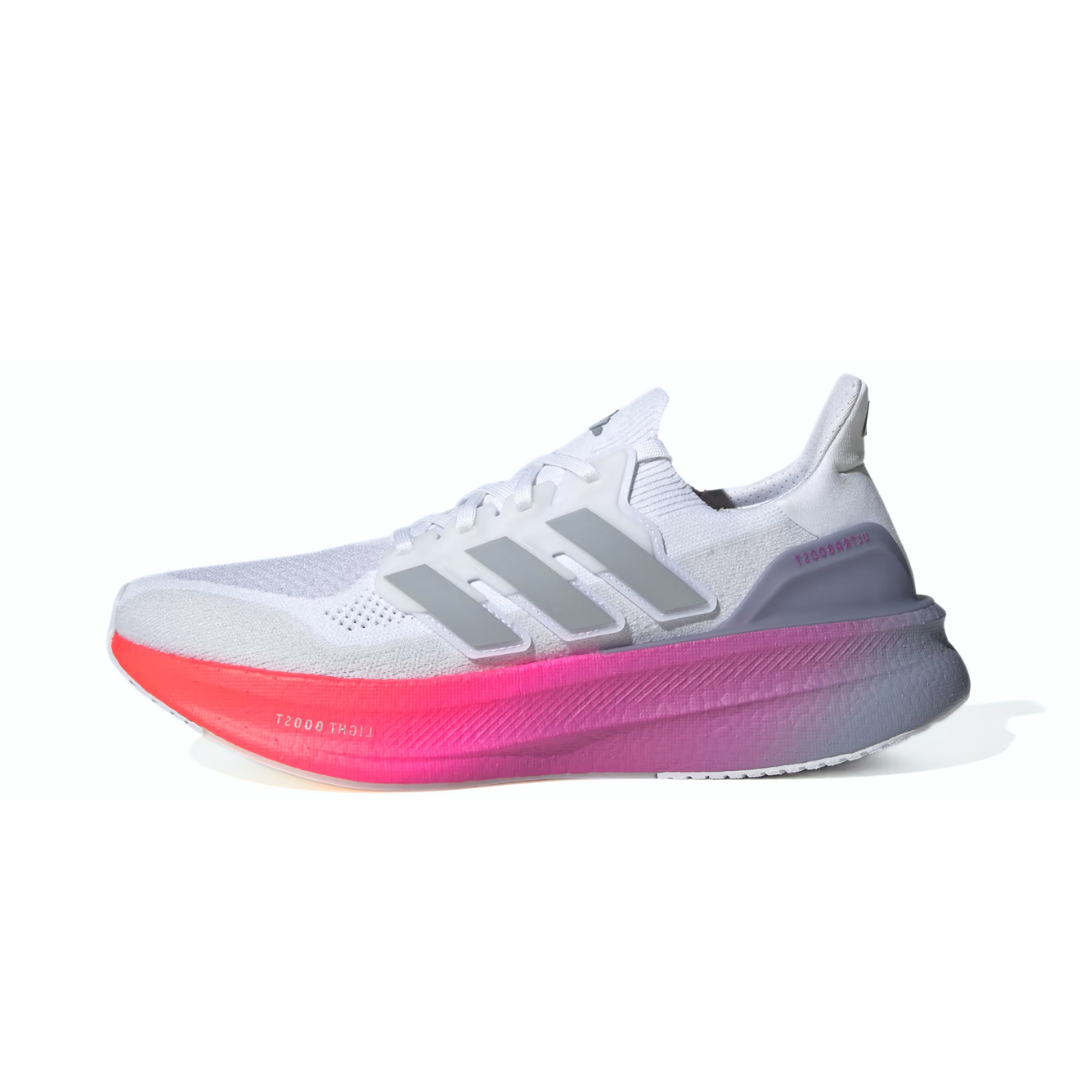 adidas Ultra Boost 5.0 Halo Silver Lucid Red by ADIDAS RUNNING