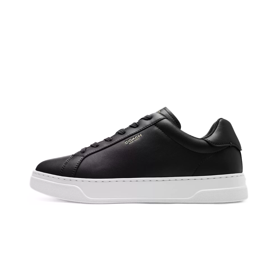 COACH High Line Sneaker coated canvas Black by COACH SNEAKER