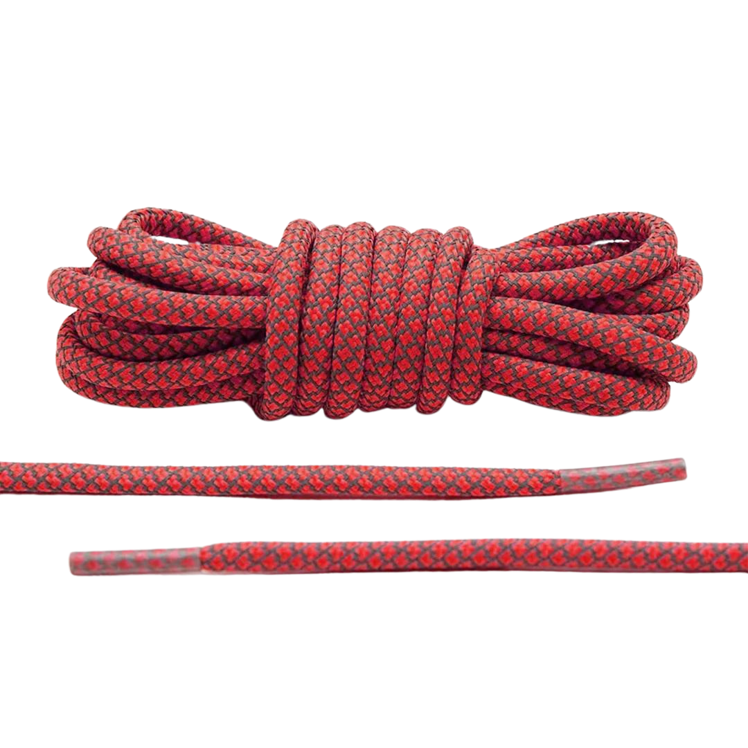 Crimson Reflective Shoelaces | Yeezy Laces, Nike Laces By KNOTTY by KNOTTY