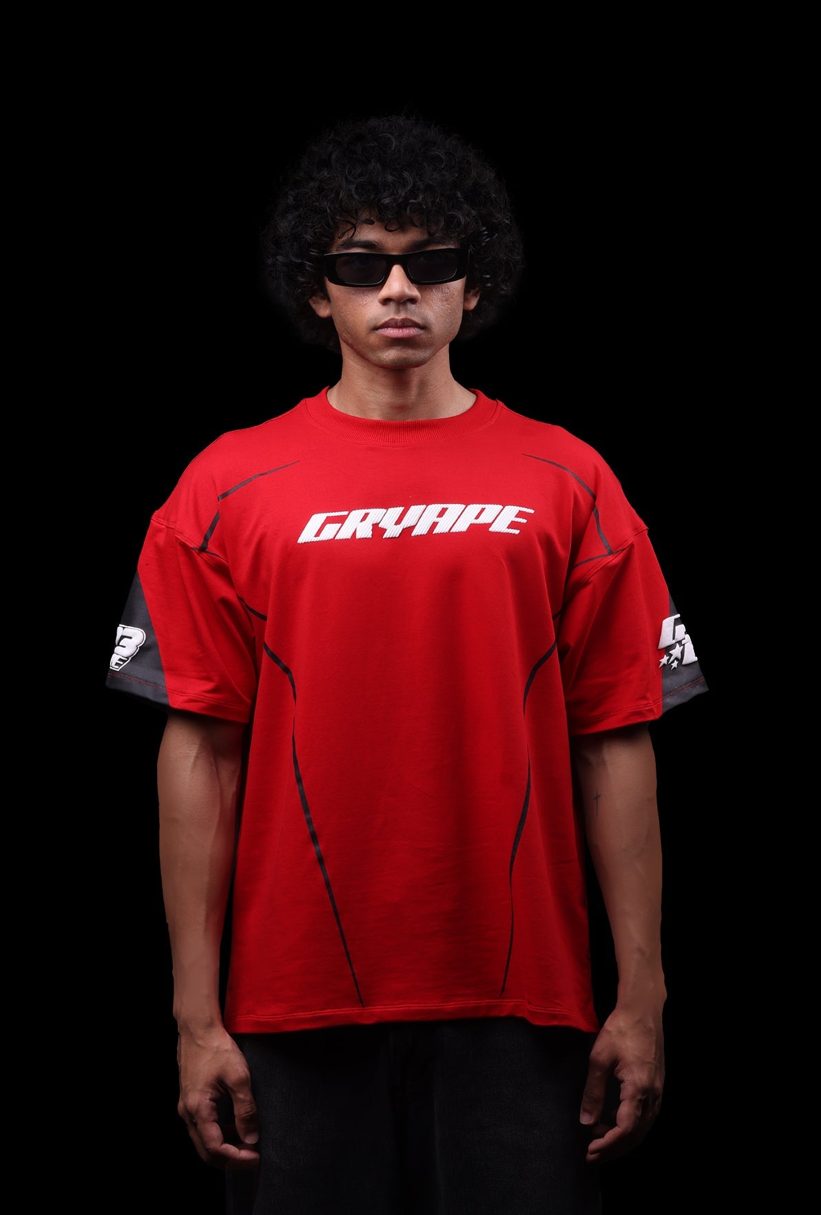 GT RED STALLION T-SHIRT by GRYAPE