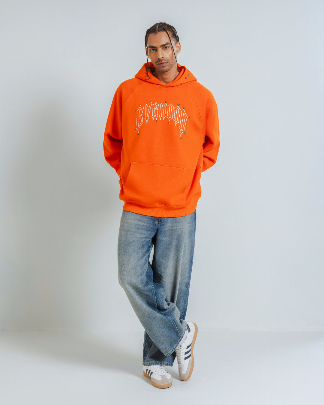 Wired Orange Hoodie by Evrhood