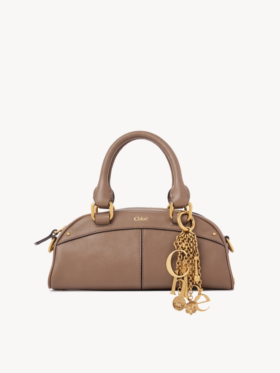 CHLOE Small Chloé bowling bag in soft leather Deep Taupe by CHLOE