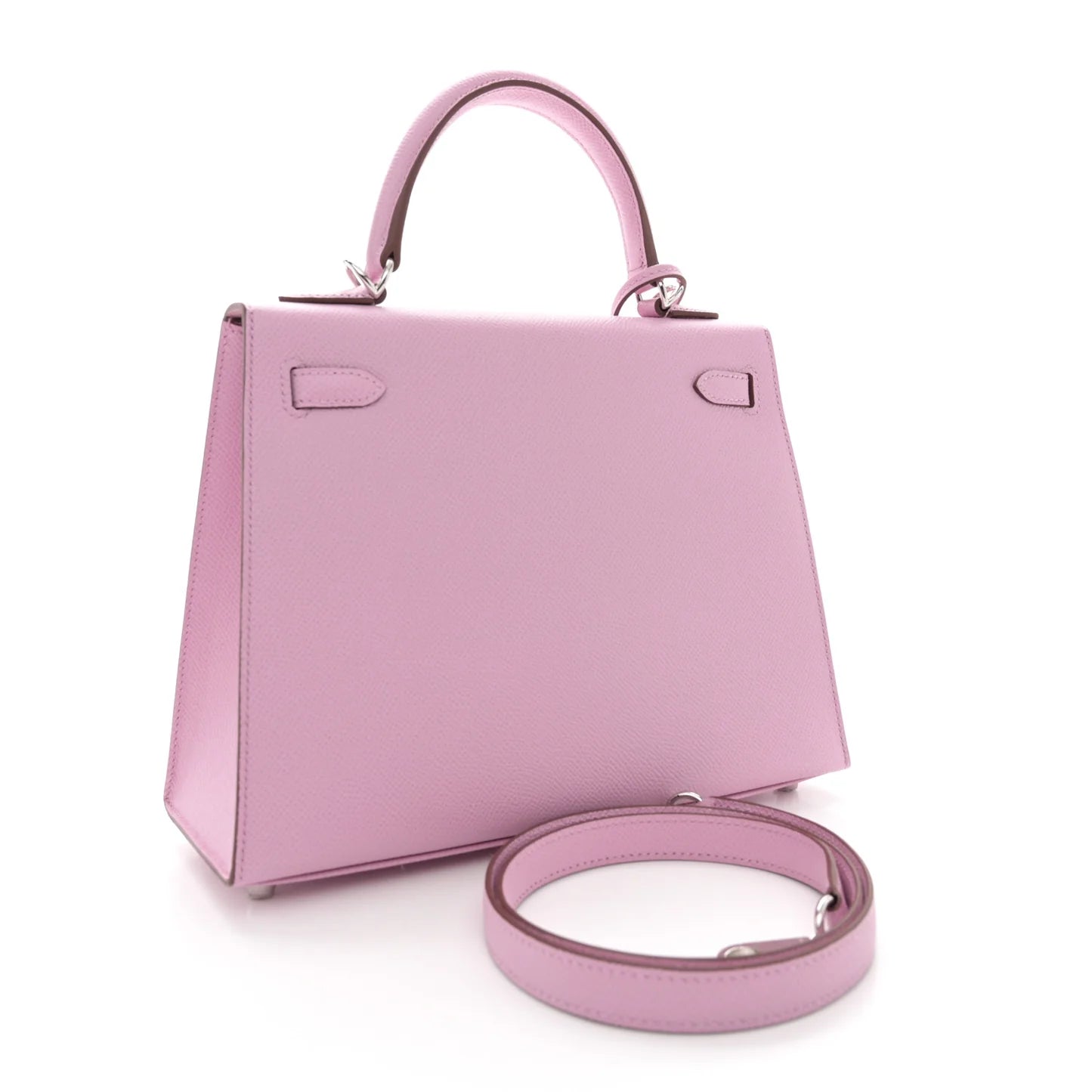 Hermès Kelly Sellier 25 – Epsom Leather in Mauve Sylvestre with Palladium Hardware - Zeuskicks
