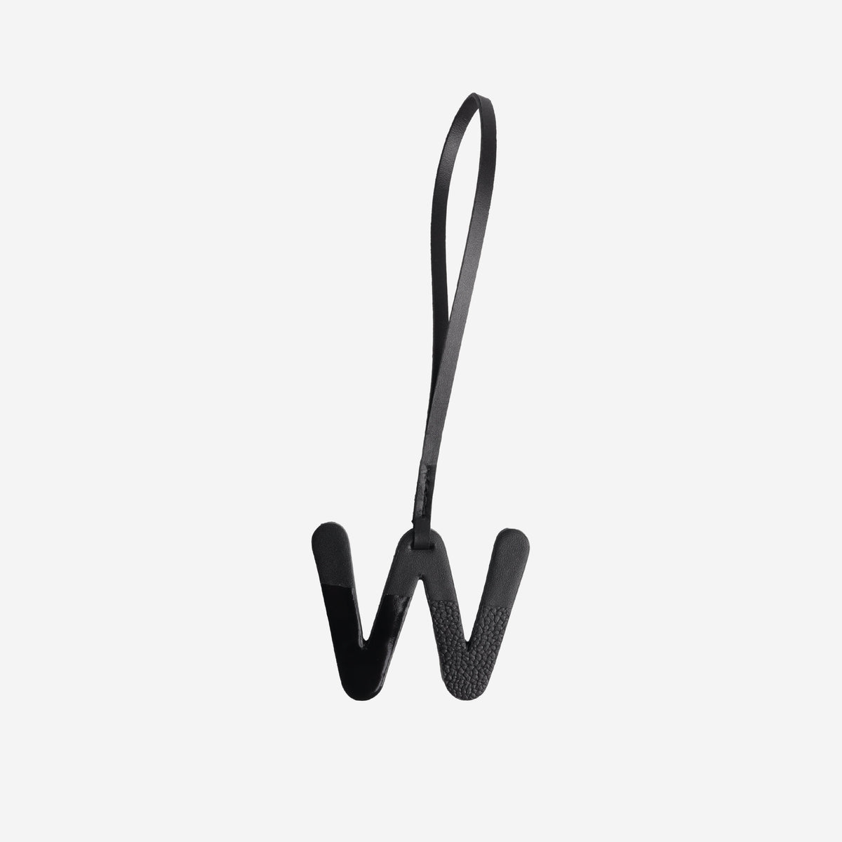 Alphabet Black Charm by leather charms