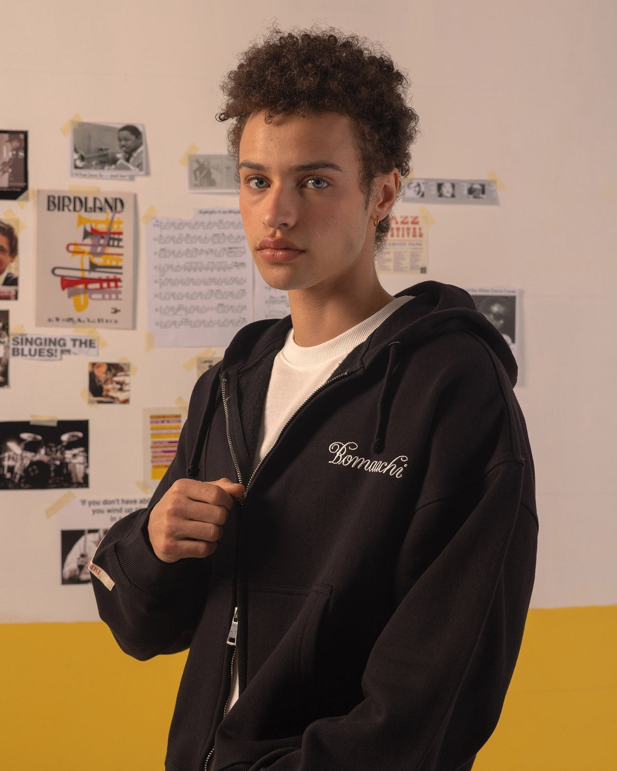 The Signature Rope Zip-Up - Black by BOMAACHI