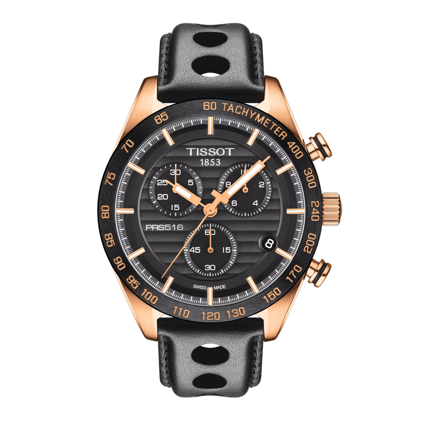 Men’s Tissot PRS 516 Chronograph T100.417.36.051.00 Quartz Watch - Zeuskicks
