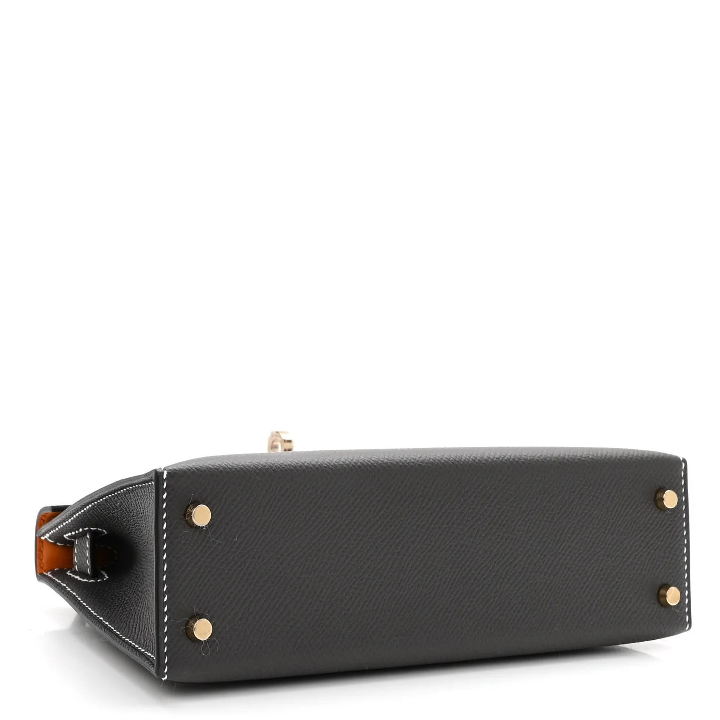 Hermès Epsom Horseshoe Mini Kelly Sellier 20 – Graphite Orange