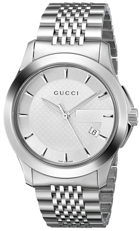 Men’s Gucci YA126401 38MM Silver Dial Watch
