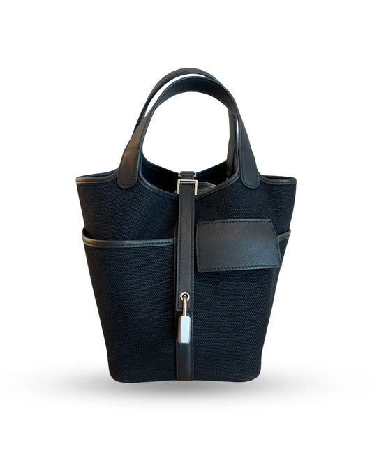 Preloved Hermès Picotin Lock Cargo 18 in Black