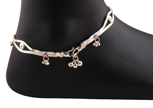 925 STERLING SILVER PLAIN ANKLET - R7600012-20
