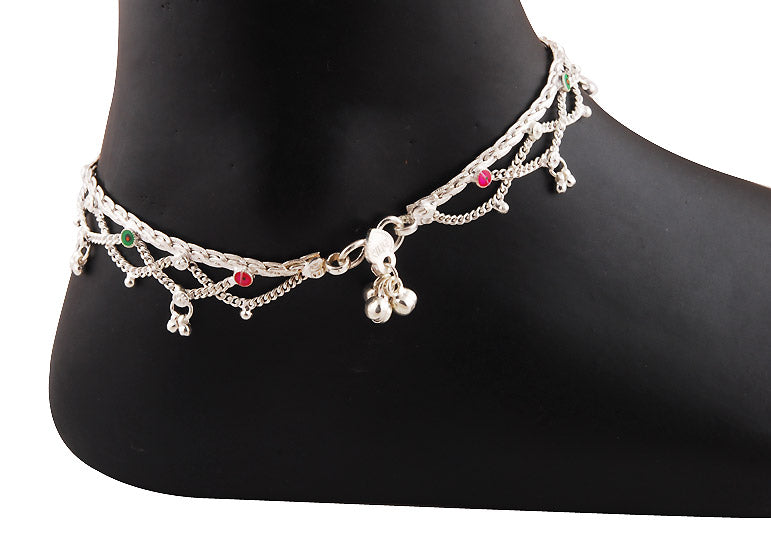 925 STERLING SILVER PLAIN ANKLET - R7600019-7