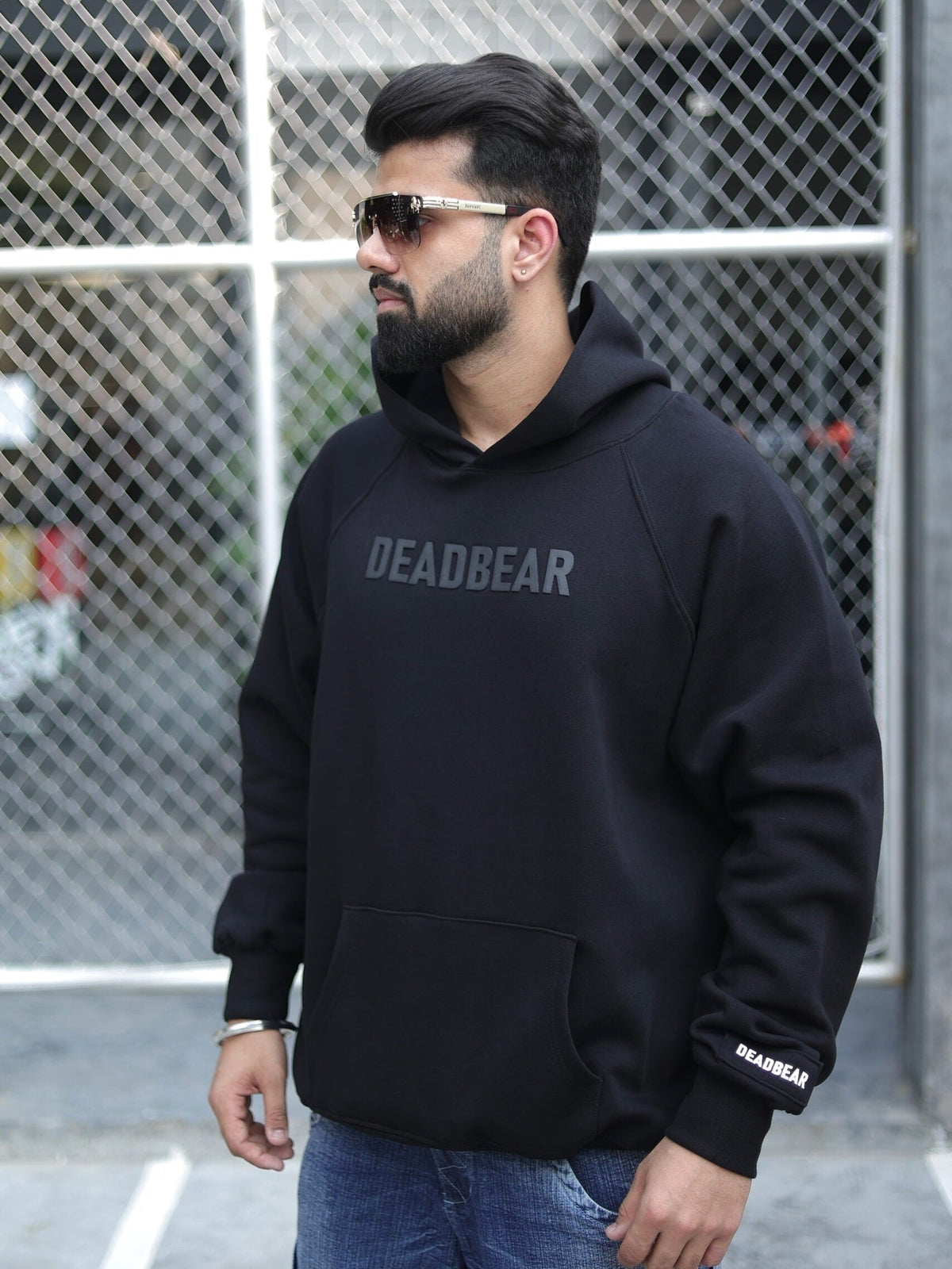 Basic Black Hoodie by DEADBEAR