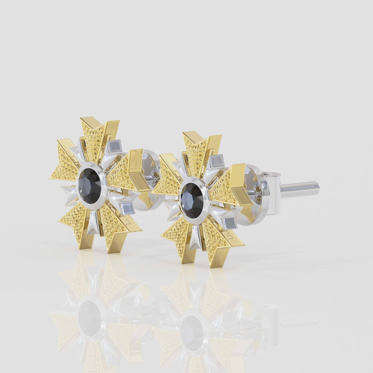 THE RICHES EAR STUDS by The Noble Sculptor