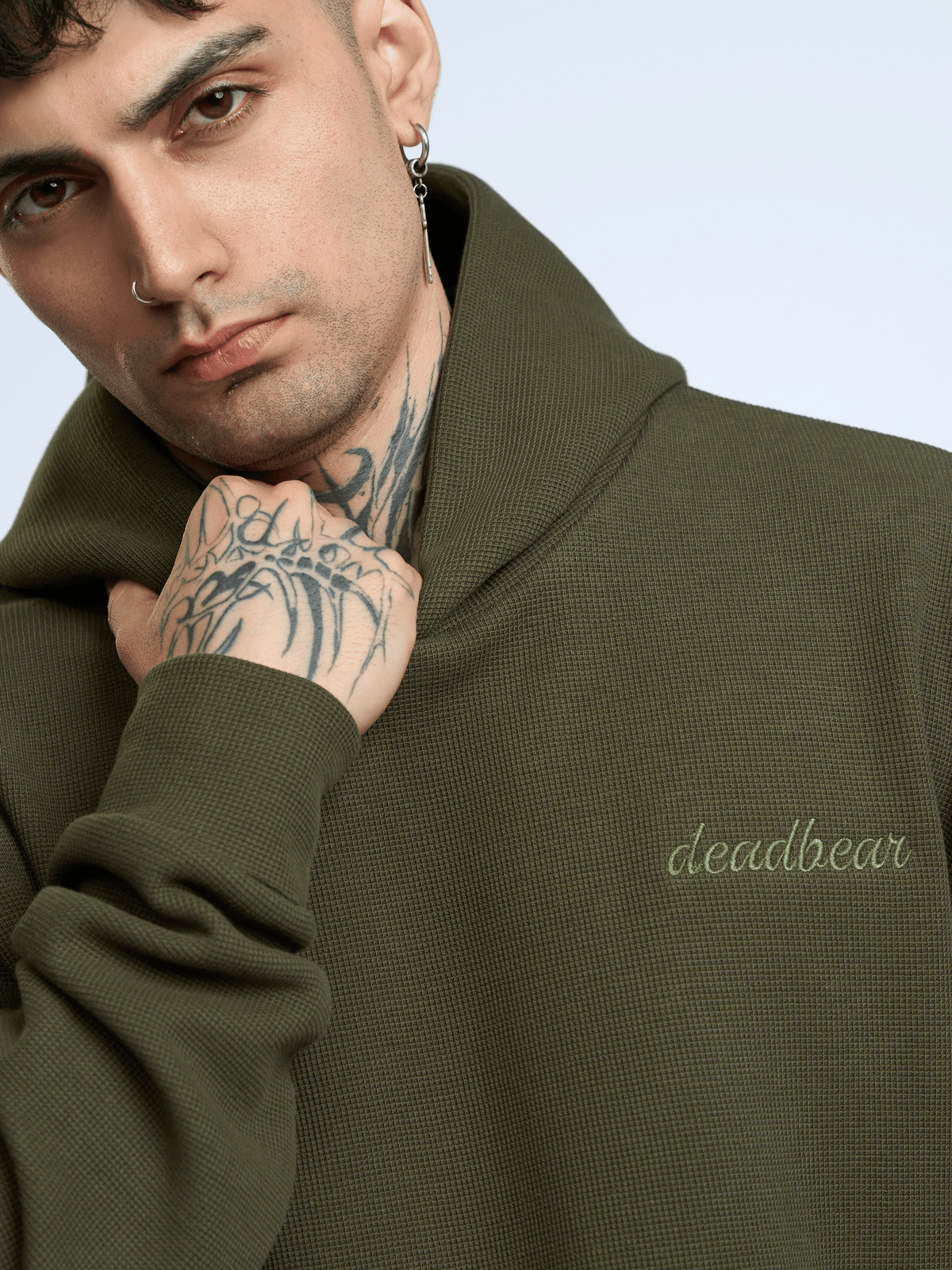 Co-ord Hoodie Olive by DEADBEAR