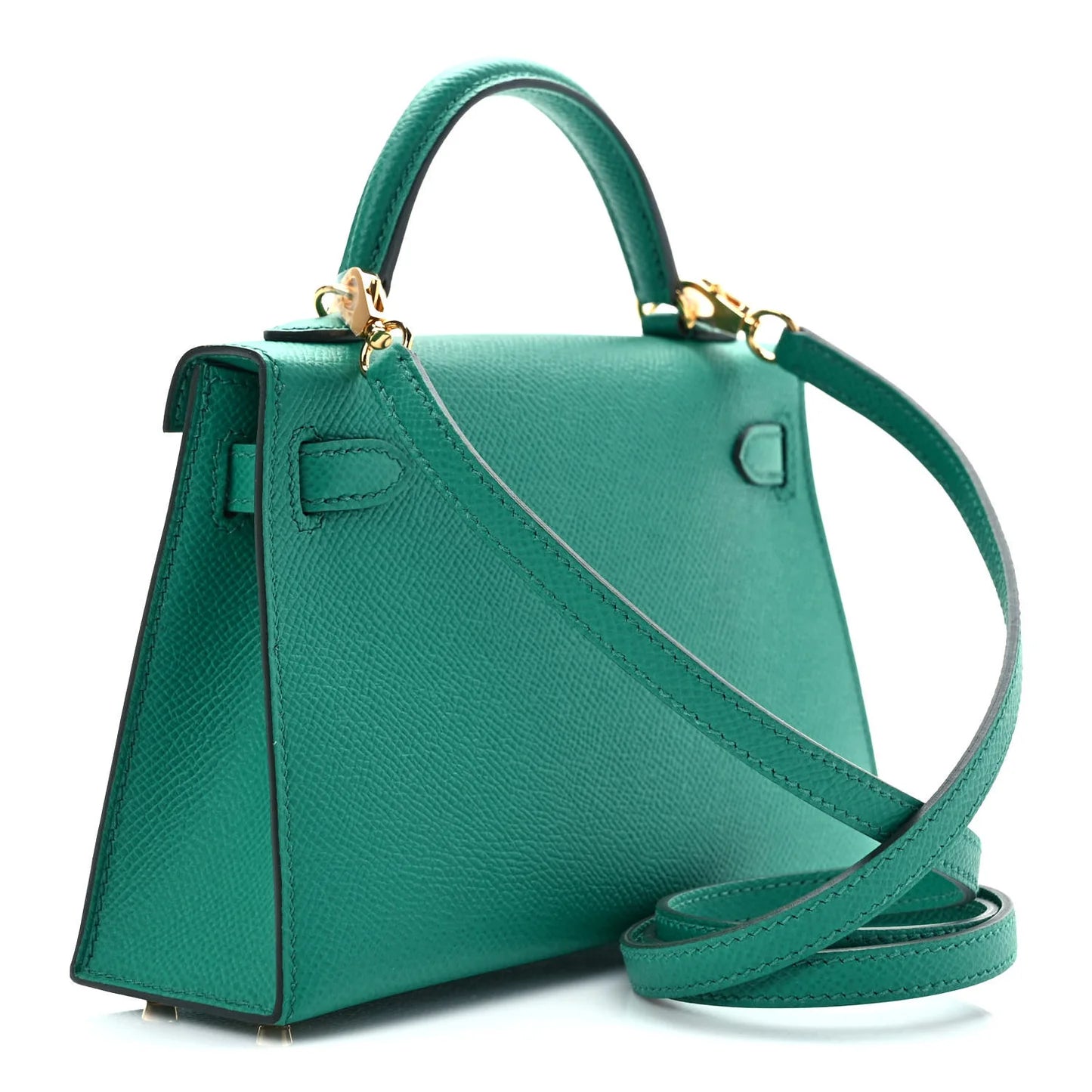 Hermès Mini Kelly Sellier 20 – Epsom Leather in Vert Jade with Gold Hardware - Zeuskicks