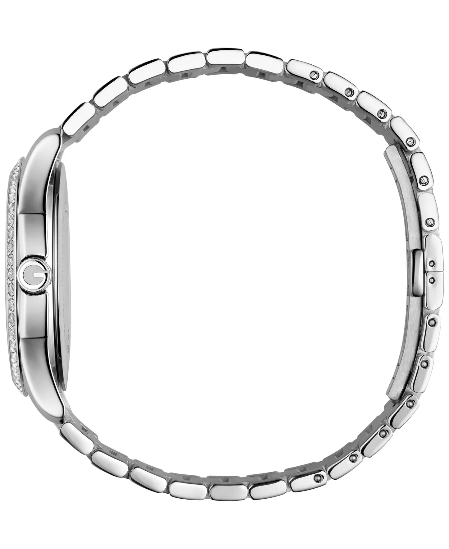 Women's Gucci G-Timeless YA126458 Black Mother-of-Pearl Diamond Watch