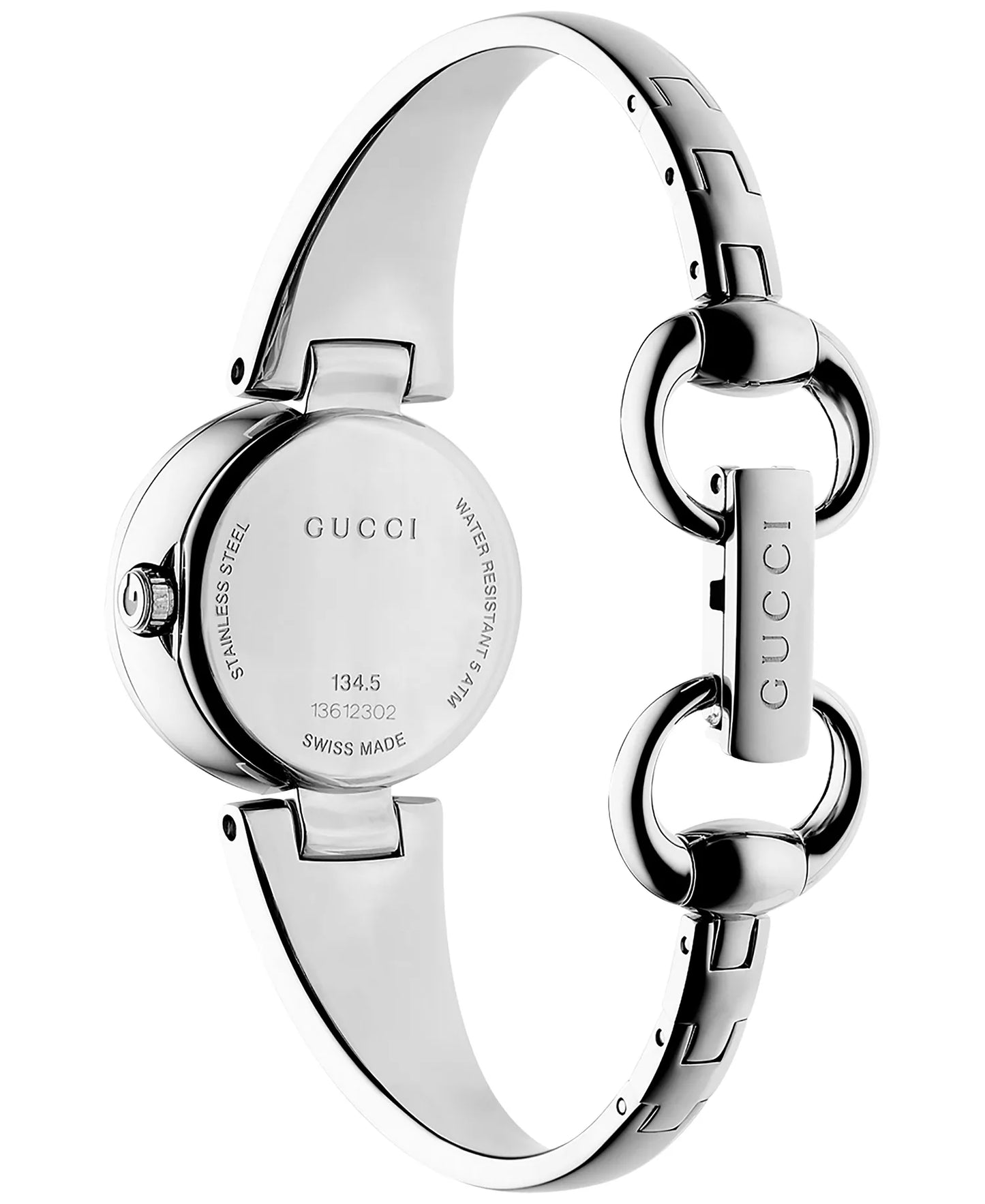 Gucci YA134503 Guccissima Quartz Brown Dial Stainless Steel Watch