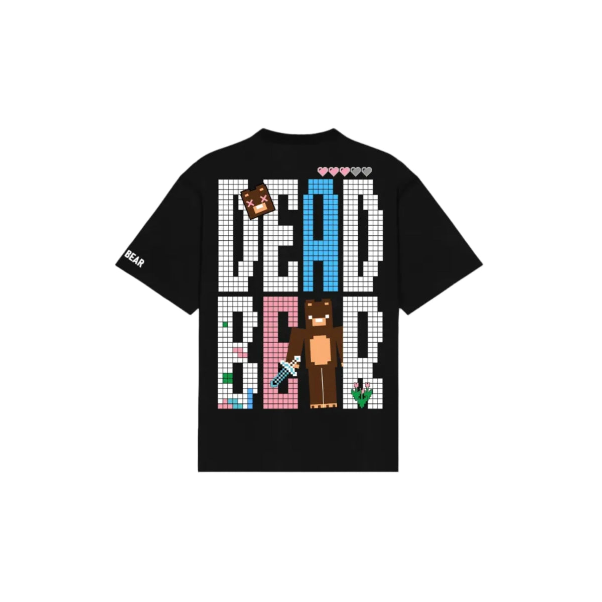Pixel Tee Black by DEADBEAR