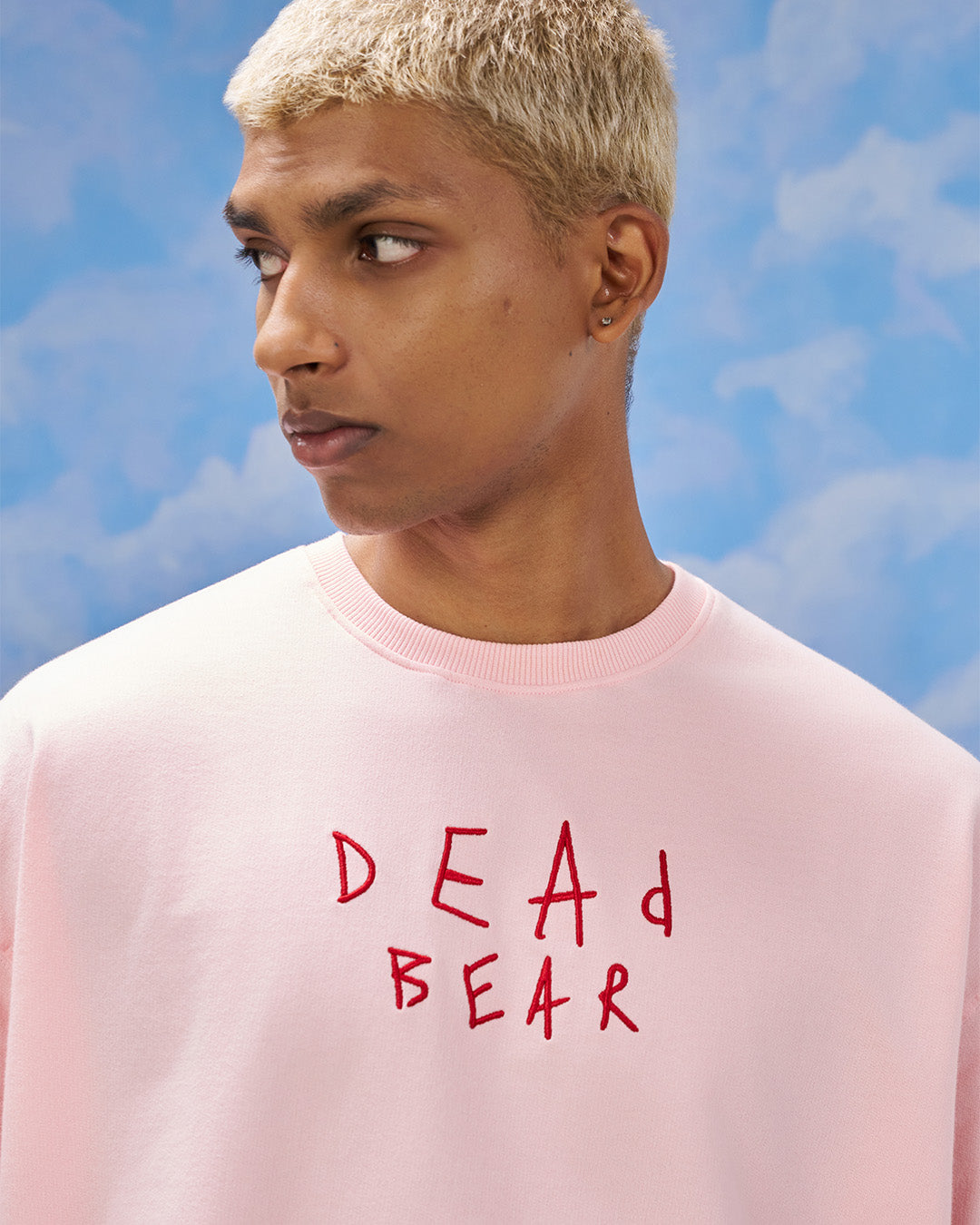 Scribbled Logo Tee Pink by DEADBEAR