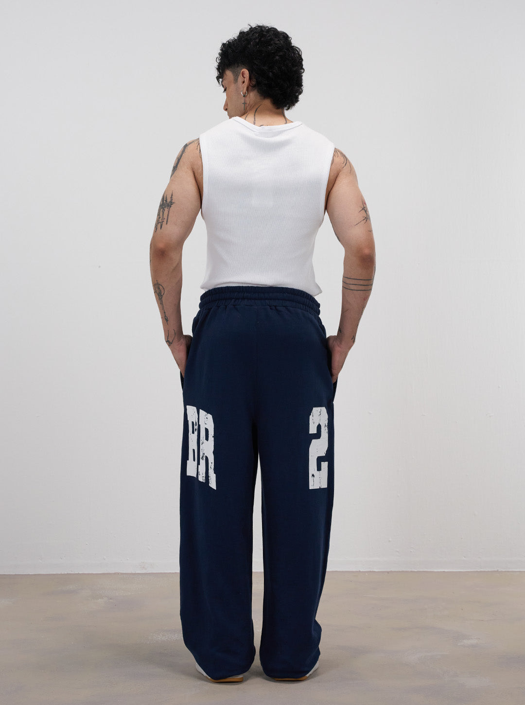 Baggy Pants Navy by DEADBEAR