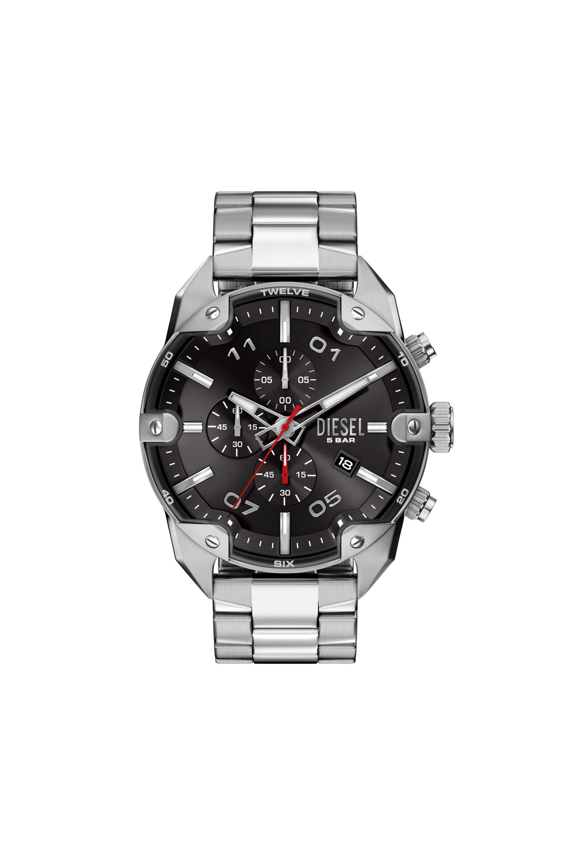 Spiked Stainless Steel Watch