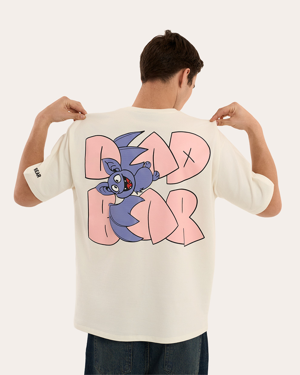 The Bat Tee Cream White by DEADBEAR