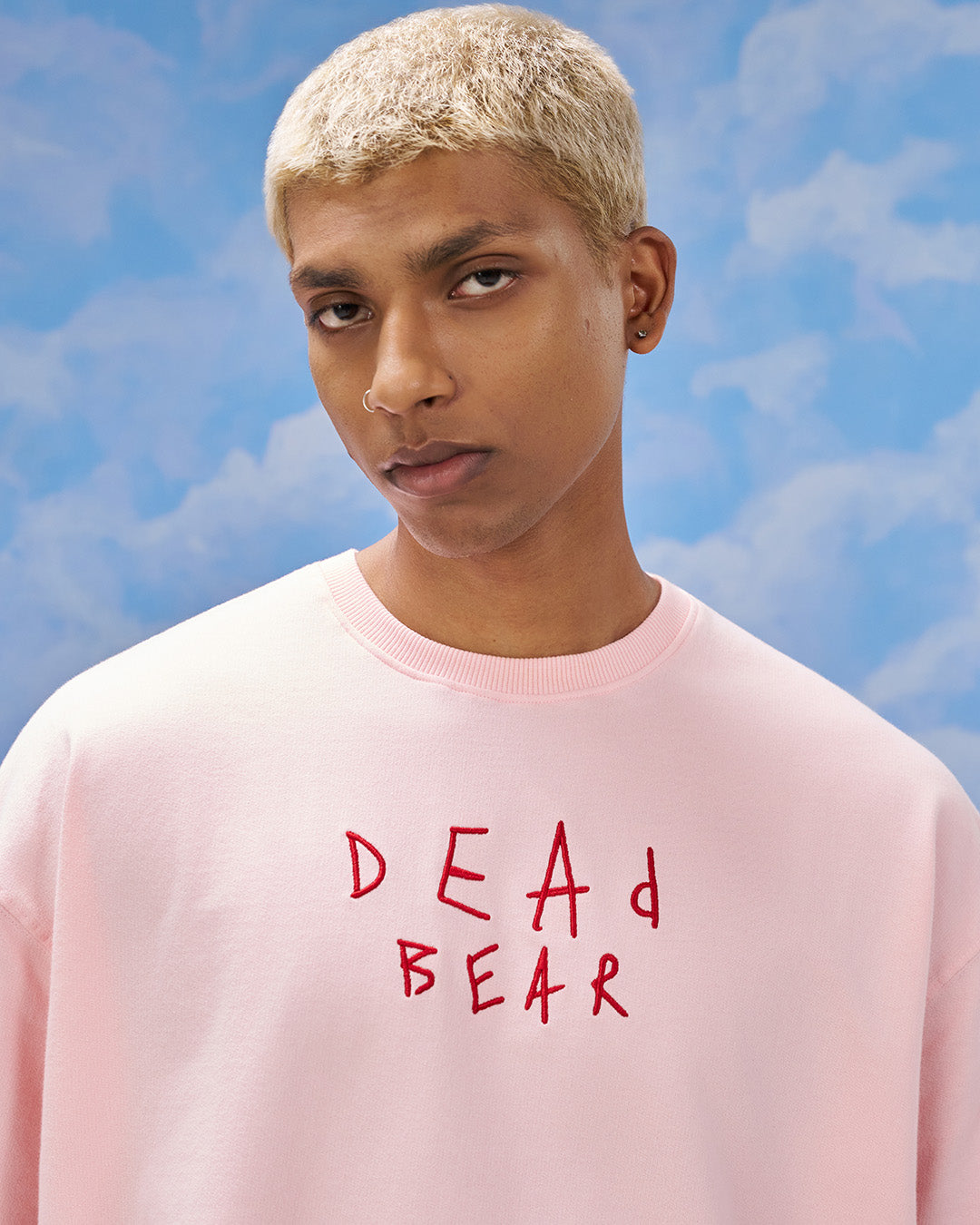 Scribbled Logo Tee Pink by DEADBEAR