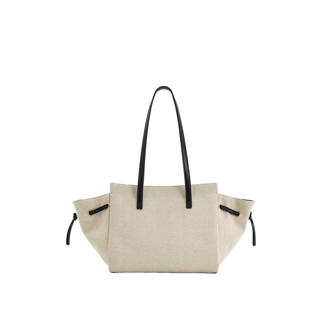 JW PEI Linda Tote Bag - Black Canvas by JW PEI