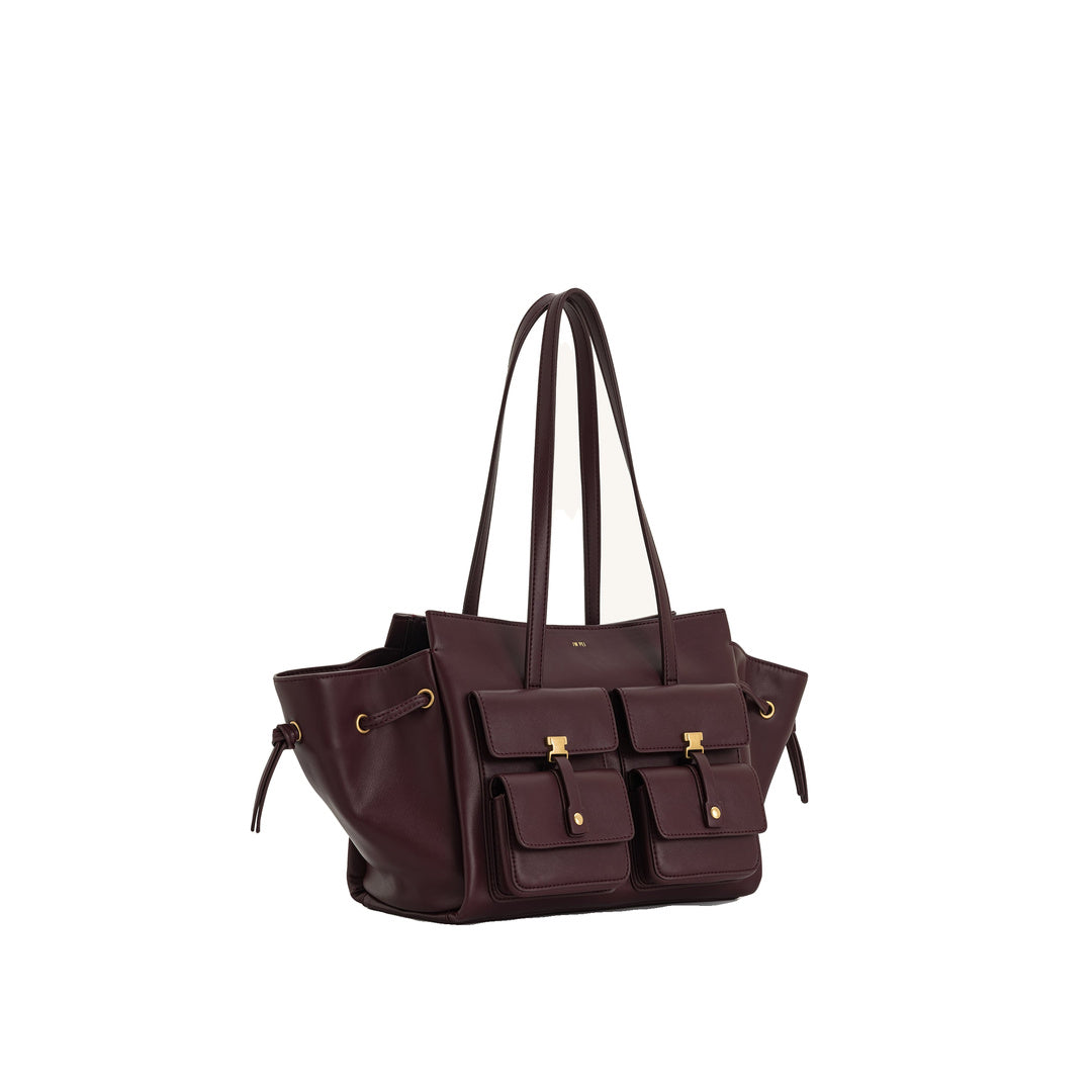 JW PEI Linda Tote Bag - Deep Burgundy by JW PEI
