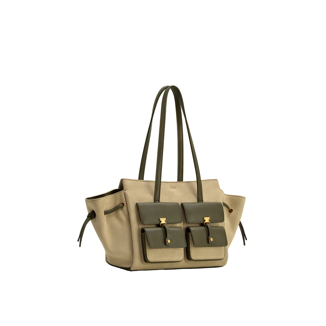 JW PEI Linda Faux Suede Tote Bag - Green by JW PEI