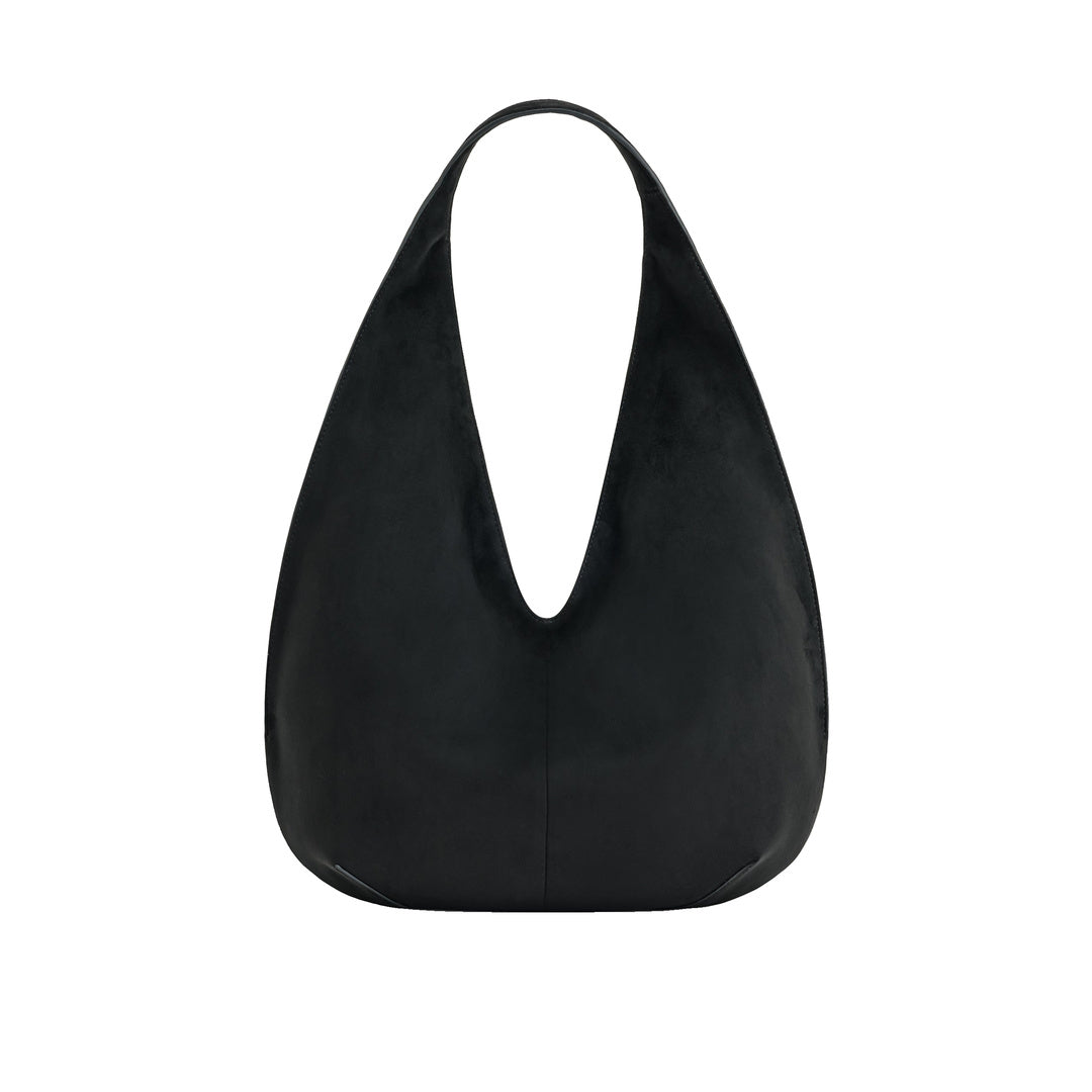 JW PEI Dara Faux Suede Hobo Bag - Black by JW PEI