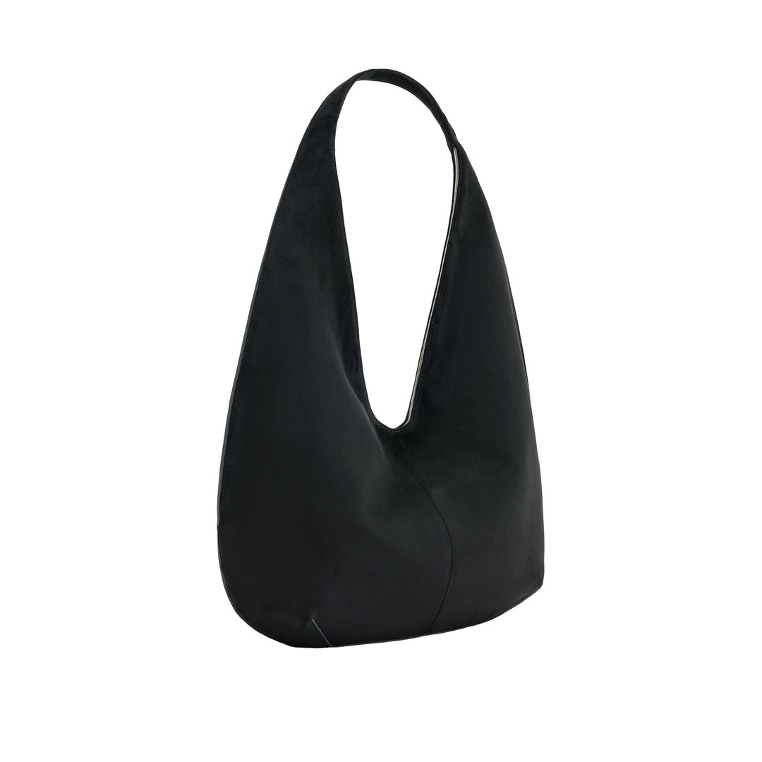 JW PEI Dara Faux Suede Hobo Bag - Black by JW PEI
