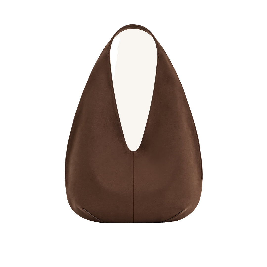JW PEI Dara Faux Suede Hobo Bag - Mocha Brown by JW PEI