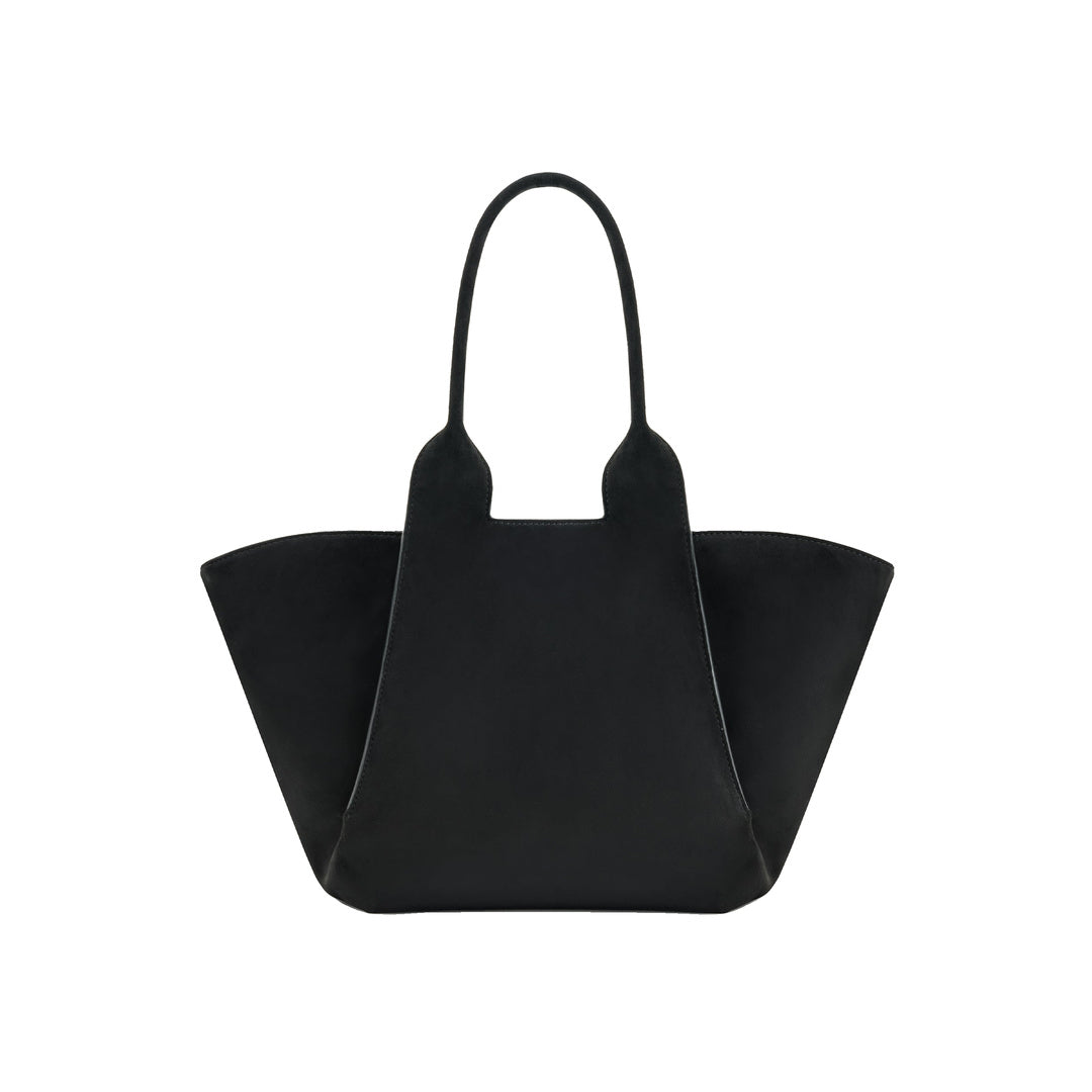 JW PEI Cara Faux Suede Tote Bag - Black by JW PEI
