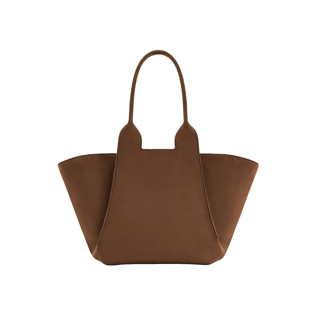 JW PEI Cara Faux Suede Tote Bag - Mocha Brown by JW PEI